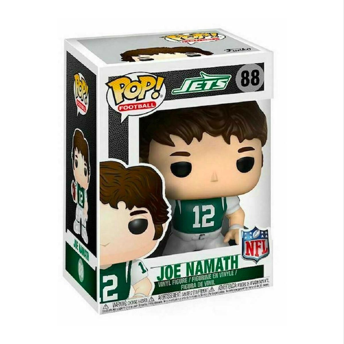 Joe Namath (New York Jets) NFL Funko Pop! Legends - CLARKtoys