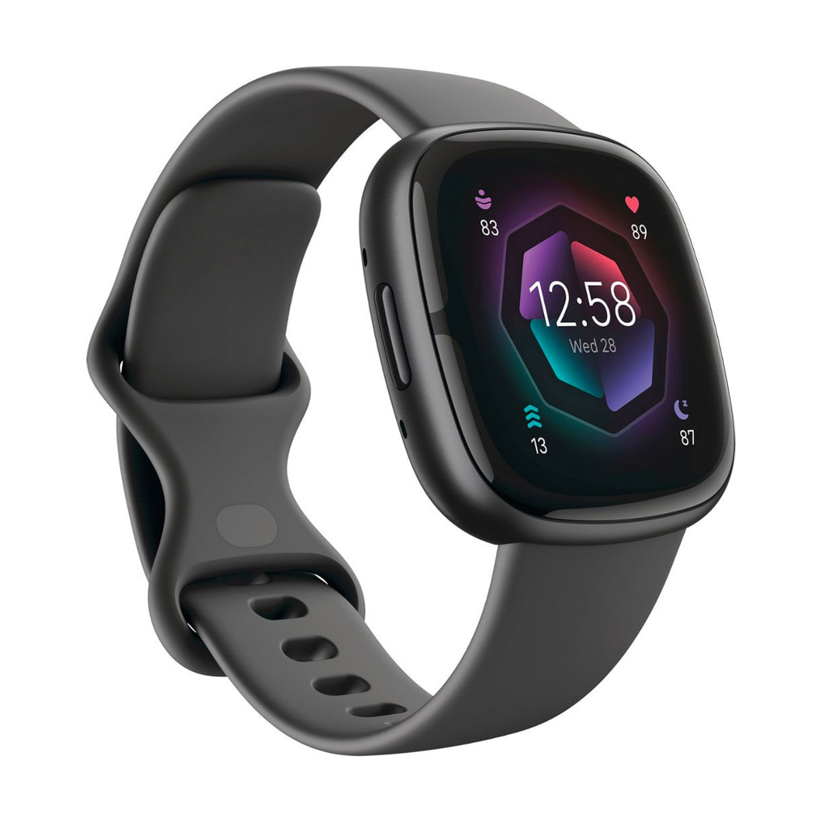 Fitbit Versa 3 Sense Correa Tejida Charcoal