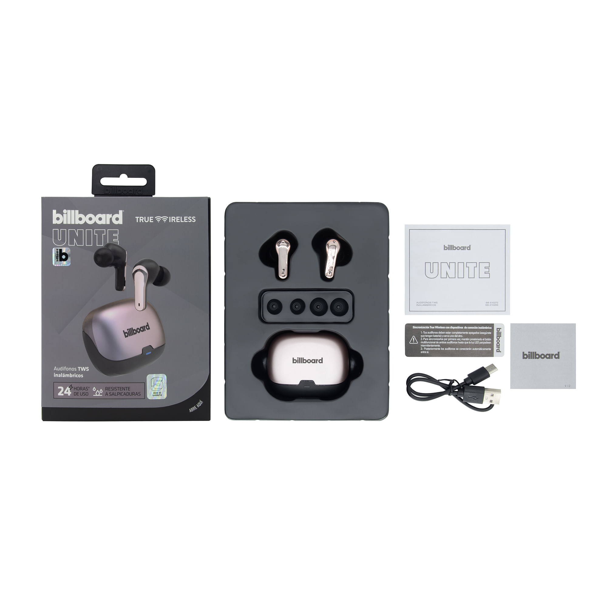 Inalambricos Billboard Unite Billboard Audifonos Bluetooth Precio - Main Image