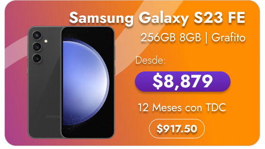 Samsung Galaxy S23 FE 256GB 8GB Grafito