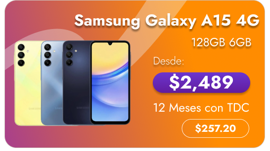 Samsung Galaxy A15 4G 128GB 6GB