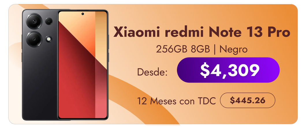 Xioami redmi Note 13 Pro 256gb 8gb