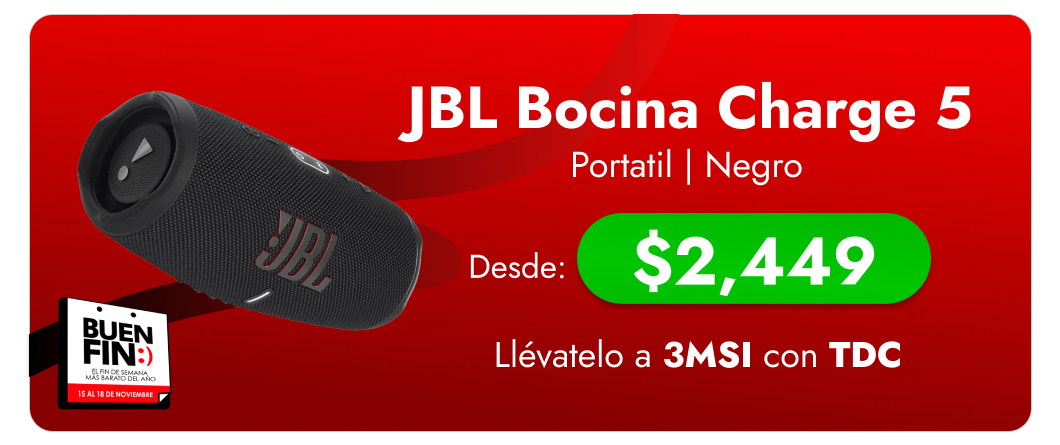 JBL Bocina portátil Charge 5 