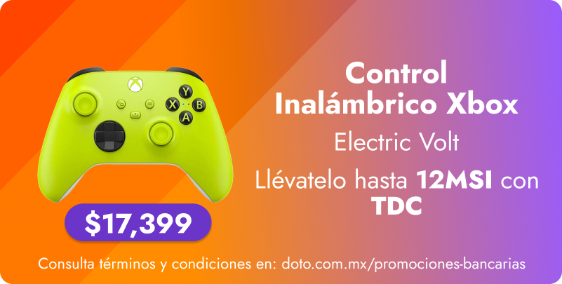 Microsoft Control Inalámbrico Xbox Electric Volt