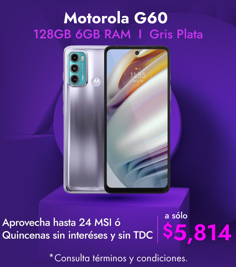 Motorola G60 128 GB 6GB Gris