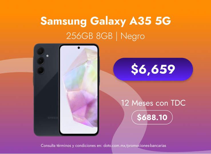 Samsung Galaxy A35 5G 256GB 8GB Negro