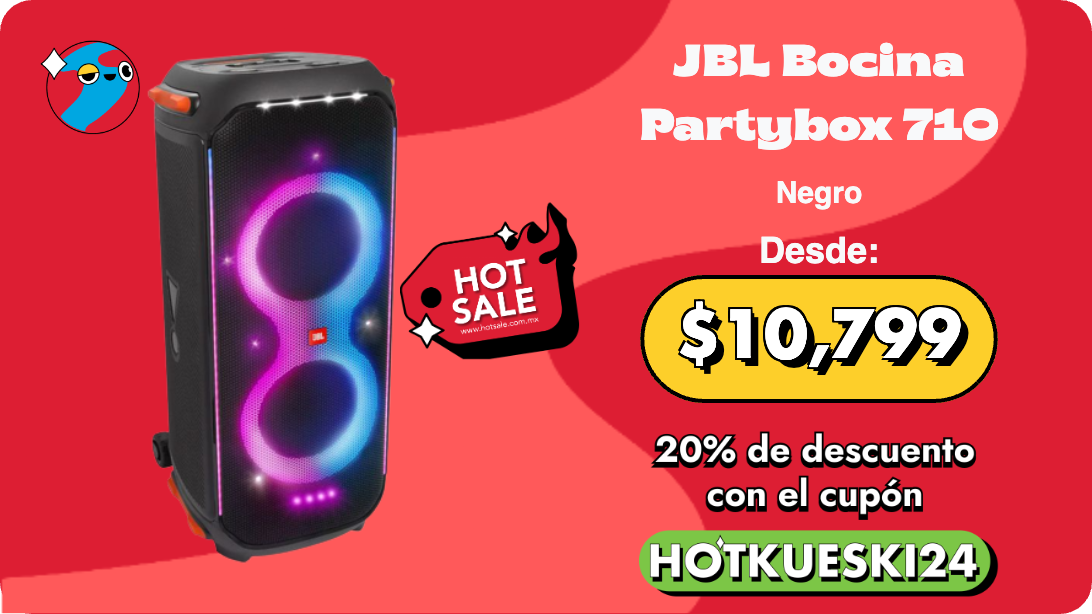 JBL Bocina portátil Partybox 710 Negro