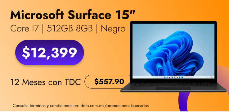 Microsoft Surface 15" Core I7 1185G7 512GB 8GB WW11H