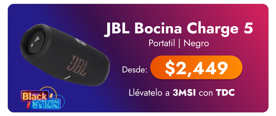 JBL Bocina portátil Charge 5 